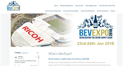 Desktop Screenshot of bevexpo.com