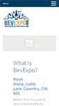 Mobile Screenshot of bevexpo.com